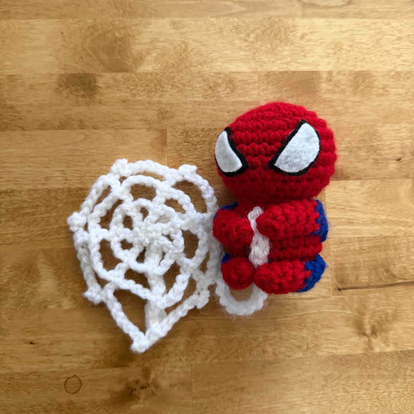hanging spider plushie
