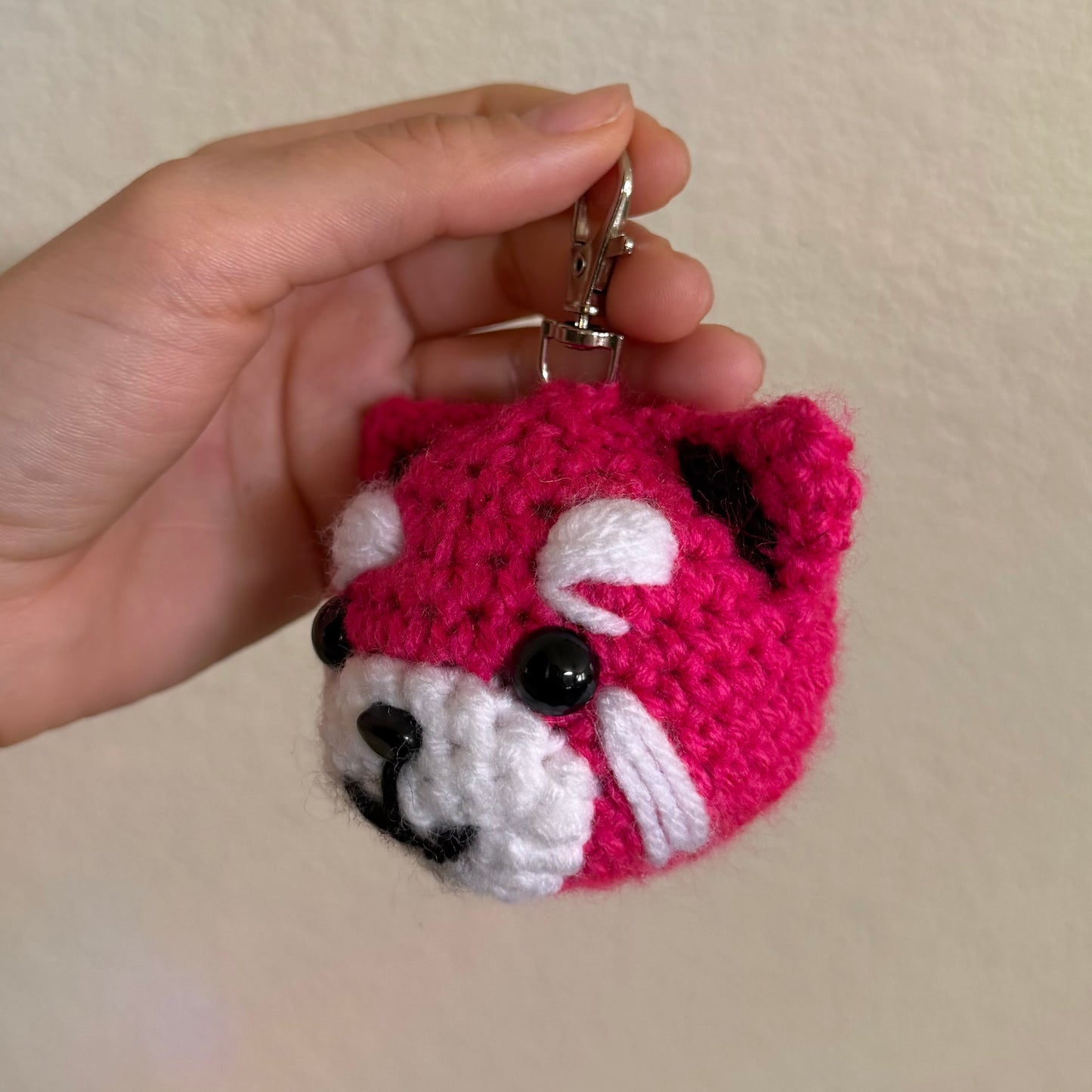 pink oxcy keychain